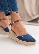 Εσπαντρίγιες platforms με μπαρέτα Ragazza 0707 - Μπλε jean - thefashionproject.gr - RAGAZZA
