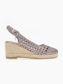 Εσπαντρίγιες platforms πλεκτές Xti 142892 - Ατσαλί - thefashionproject.gr - Xti Footwear