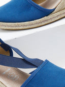 Εσπαντρίγιες platforms suede με λάστιχα - Μπλε - thefashionproject.gr - Medies
