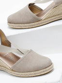 Εσπαντρίγιες platforms suede με λάστιχα - Τάουπε - thefashionproject.gr - Medies