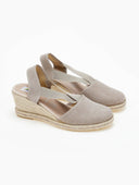 Εσπαντρίγιες platforms suede με λάστιχα - Τάουπε - thefashionproject.gr - Medies