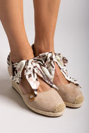 Εσπαντρίγιες platforms suede Refresh 172541 - Μπεζ - thefashionproject.gr - Refresh
