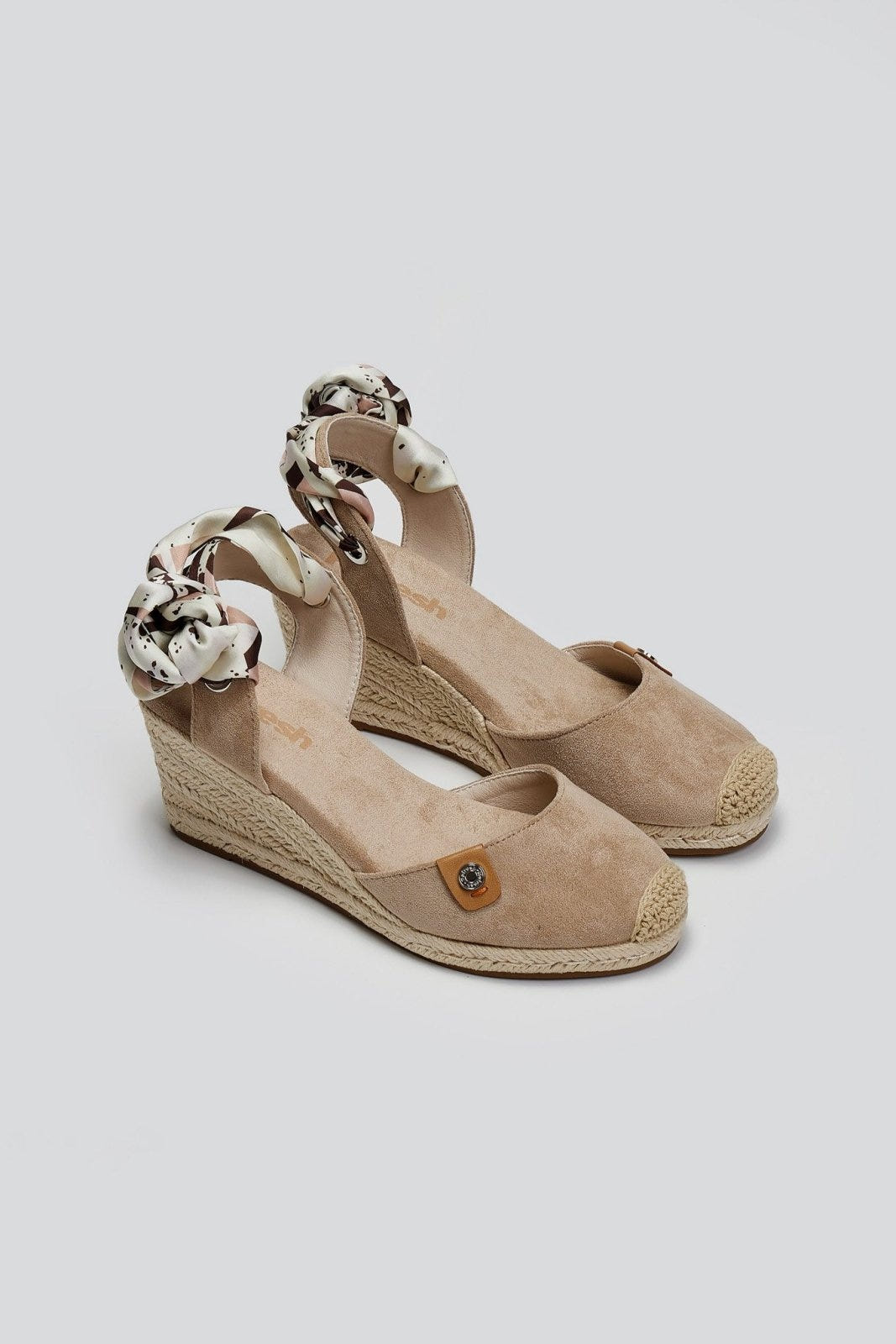 Εσπαντρίγιες platforms suede Refresh 172541 - Μπεζ - thefashionproject.gr - Refresh