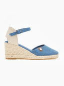 Εσπαντρίγιες platforms τζιν με μπαρέτα Refresh 171870 - Μπλε jean - thefashionproject.gr - Refresh