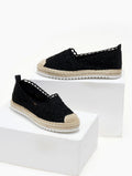 Εσπαντρίγιες πλεκτές ERYNN - Μαύρο - thefashionproject.gr - ERYNN