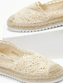 Εσπαντρίγιες πλεκτές ERYNN - Μπεζ - thefashionproject.gr - ERYNN