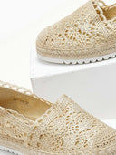 Εσπαντρίγιες πλεκτές ERYNN - Χρυσό - thefashionproject.gr - ERYNN