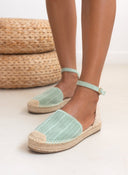 Εσπαντρίγιες suede με ανάγλυφο pattern - Βεραμάν - thefashionproject.gr - Super Mode