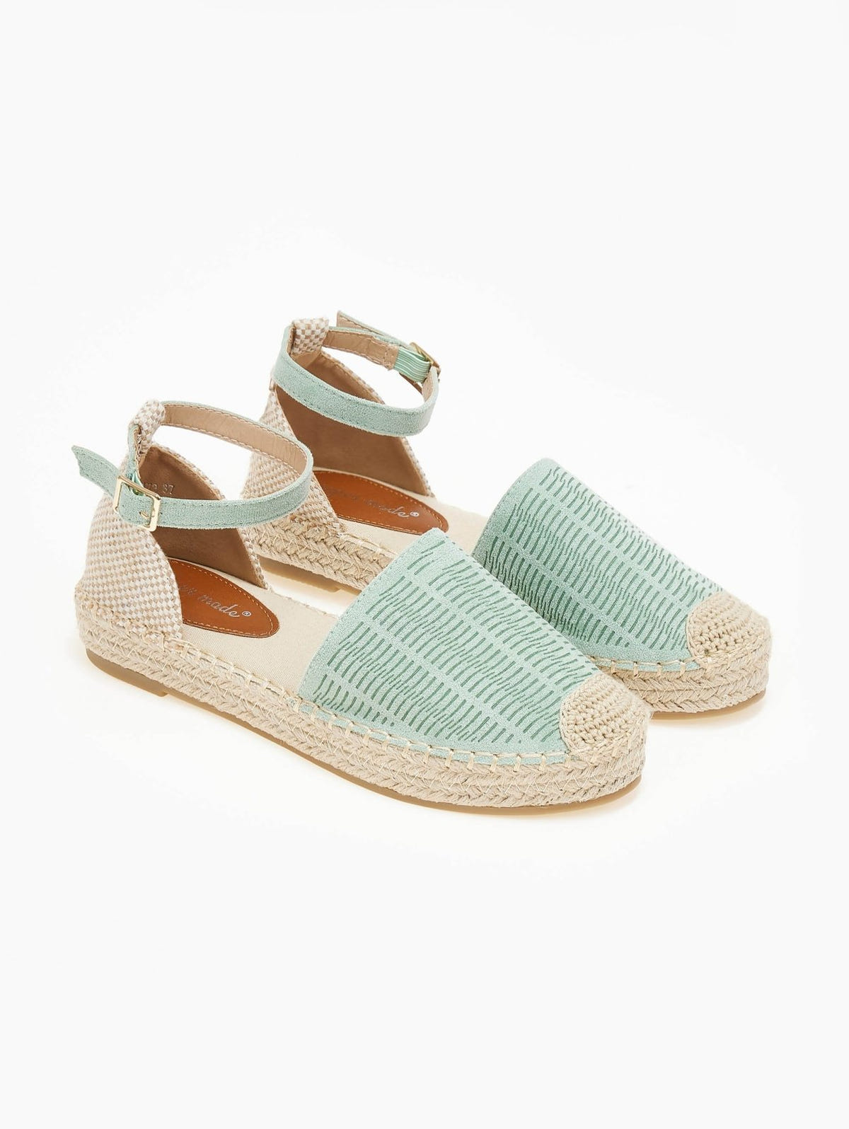 Εσπαντρίγιες suede με ανάγλυφο pattern - Βεραμάν - thefashionproject.gr - Super Mode