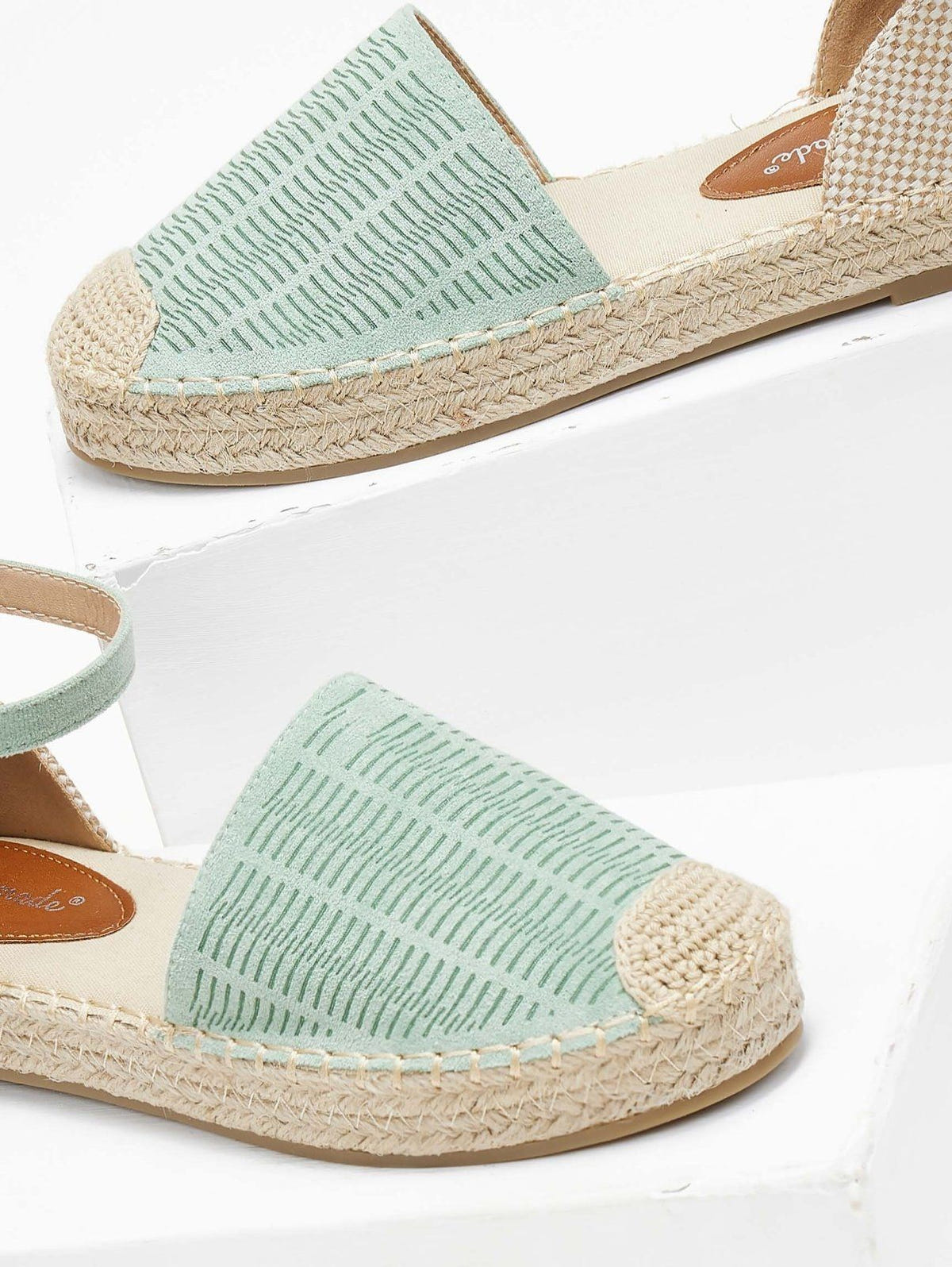 Εσπαντρίγιες suede με ανάγλυφο pattern - Βεραμάν - thefashionproject.gr - Super Mode