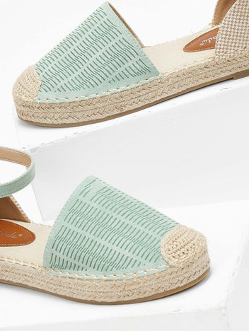 Εσπαντρίγιες suede με ανάγλυφο pattern - Βεραμάν - thefashionproject.gr - Super Mode