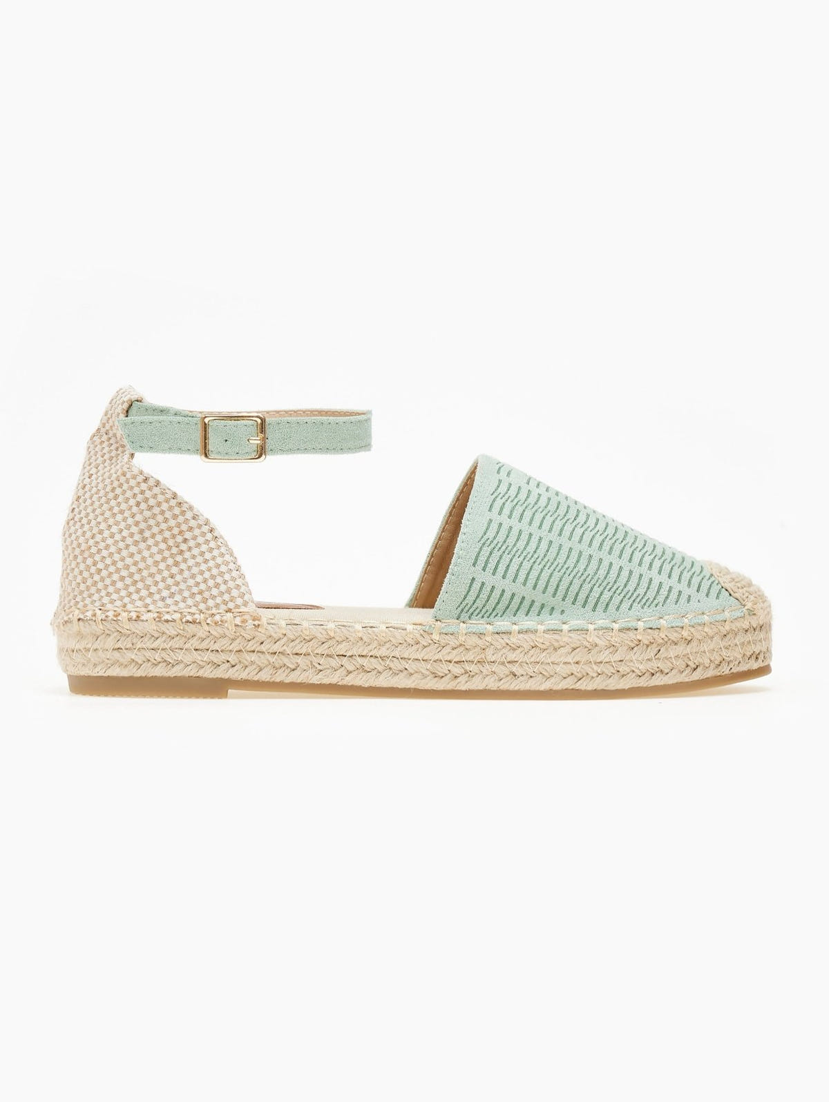 Εσπαντρίγιες suede με ανάγλυφο pattern - Βεραμάν - thefashionproject.gr - Super Mode