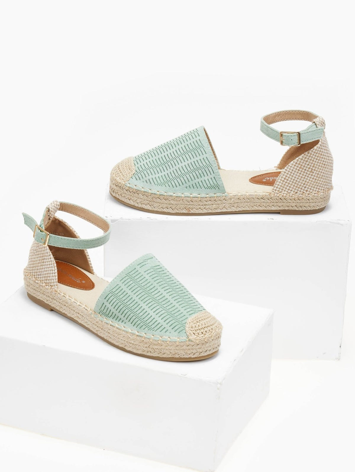 Εσπαντρίγιες suede με ανάγλυφο pattern - Βεραμάν - thefashionproject.gr - Super Mode