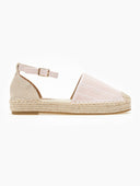 Εσπαντρίγιες suede με ανάγλυφο pattern - Ροζ - thefashionproject.gr - Super Mode