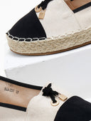 Εσπαντρίγιες suede με διχρωμία ERYNN - Μπεζ - thefashionproject.gr - ERYNN