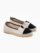 Εσπαντρίγιες suede με διχρωμία ERYNN - Μπεζ - thefashionproject.gr - ERYNN