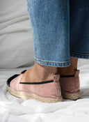 Εσπαντρίγιες suede με διχρωμία ERYNN - Ροζ - thefashionproject.gr - ERYNN