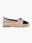 Εσπαντρίγιες suede με διχρωμία ERYNN - Ροζ - thefashionproject.gr - ERYNN