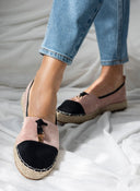 Εσπαντρίγιες suede με διχρωμία ERYNN - Ροζ - thefashionproject.gr - ERYNN