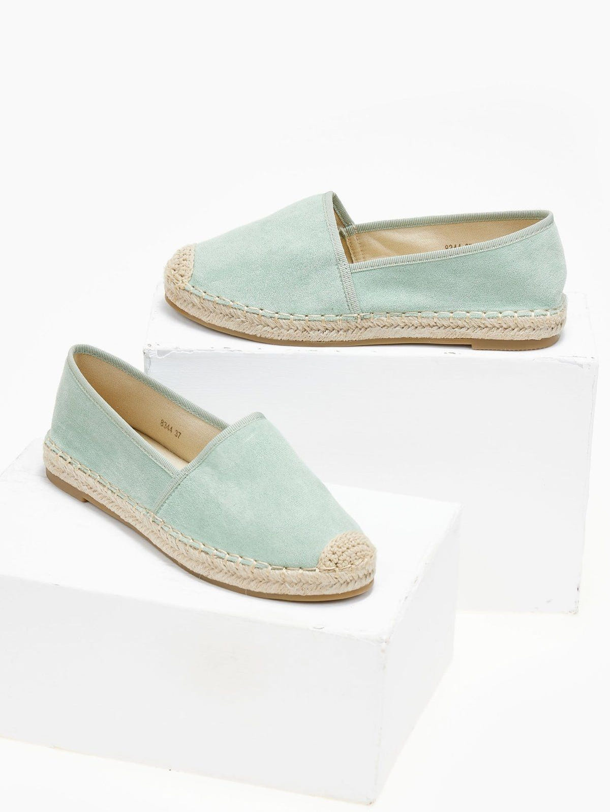 Εσπαντρίγιες suede με εξωτερική ραφή - Βεραμάν - thefashionproject.gr - Super Mode