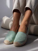 Εσπαντρίγιες suede με εξωτερική ραφή - Βεραμάν - thefashionproject.gr - Super Mode