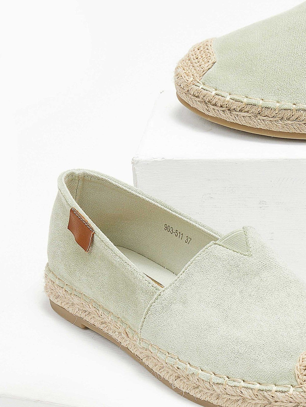 Εσπαντρίγιες suede με εξωτερική ραφή Erynn - Βεραμάν - thefashionproject.gr - ERYNN