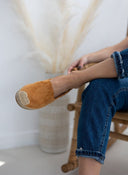 Εσπαντρίγιες suede με εξωτερική ραφή Erynn - Κάμελ - thefashionproject.gr - ERYNN