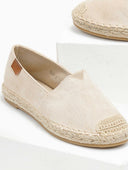 Εσπαντρίγιες suede με εξωτερική ραφή Erynn - Μπεζ - thefashionproject.gr - ERYNN