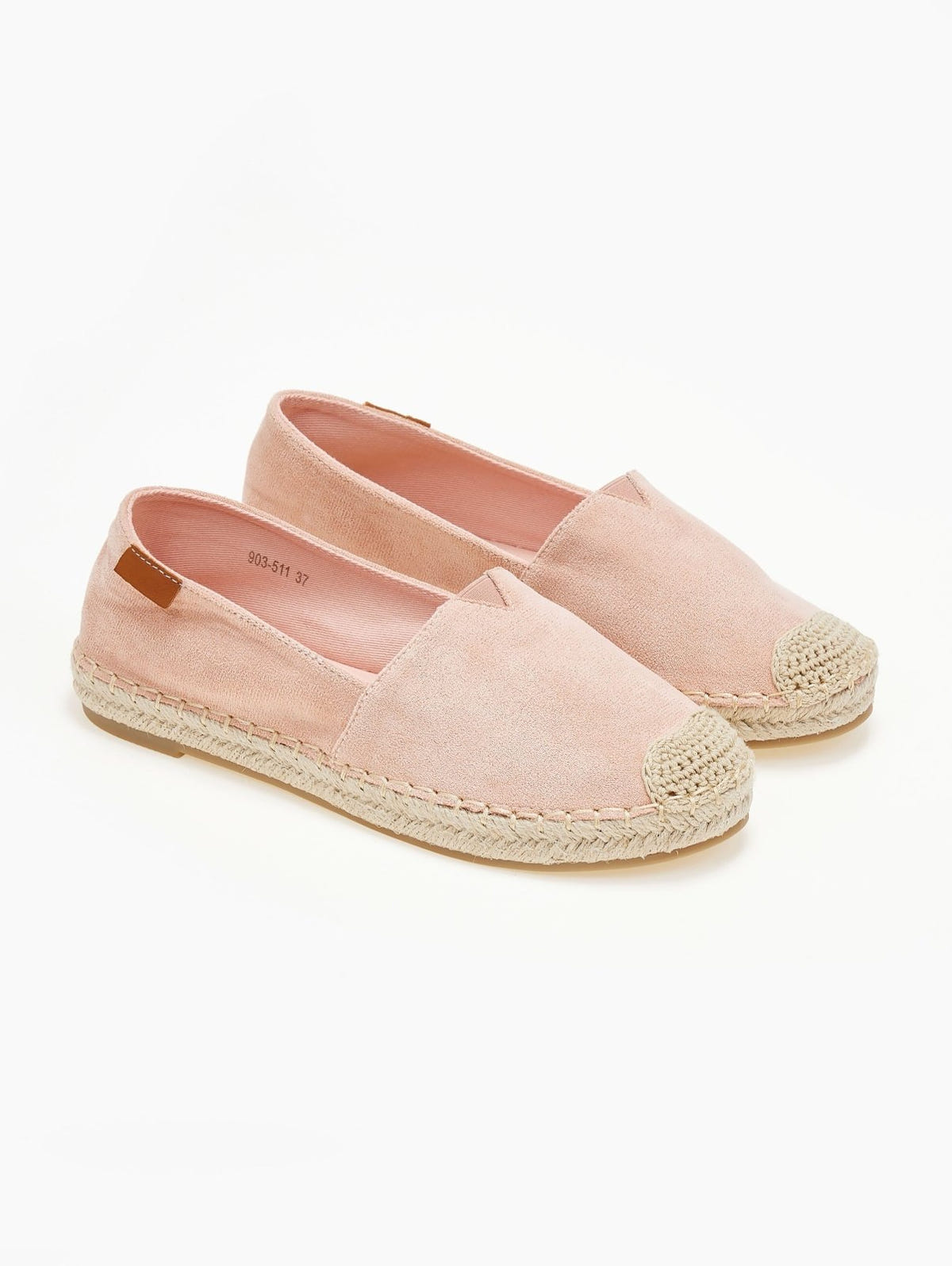 Εσπαντρίγιες suede με εξωτερική ραφή Erynn - Ροζ - thefashionproject.gr - ERYNN