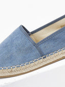 Εσπαντρίγιες suede με εξωτερική ραφή - Γαλάζιο - thefashionproject.gr - Super Mode