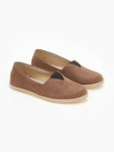 Εσπαντρίγιες suede με λάστιχο - Καφέ - thefashionproject.gr - Medies