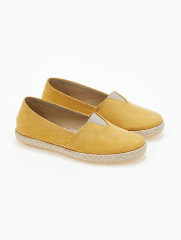 Εσπαντρίγιες suede με λάστιχο - Μουσταρδί - thefashionproject.gr - Medies