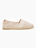 Εσπαντρίγιες suede με λάστιχο - Μπεζ - thefashionproject.gr - M PLUS