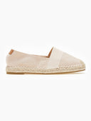 Εσπαντρίγιες suede με λάστιχο - Μπεζ - thefashionproject.gr - M PLUS