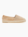 Εσπαντρίγιες suede με λάστιχο - Τάουπε - thefashionproject.gr - M PLUS