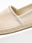 Εσπαντρίγιες suede με μεταλλική κλωστή - Μπεζ - thefashionproject.gr - Bello Star