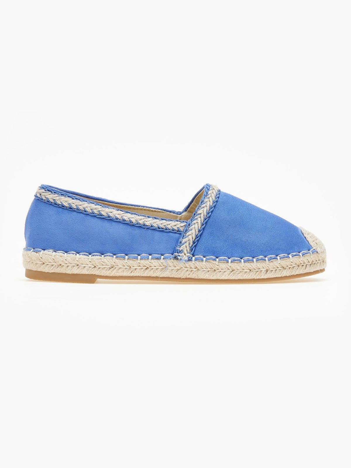 Εσπαντρίγιες suede με μεταλλική κλωστή - Μπλε - thefashionproject.gr - Bello Star
