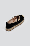 Εσπαντρίγιες suede με μπαρέτα ERYNN - Μαύρο - thefashionproject.gr - ERYNN