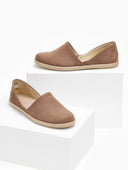 Εσπαντρίγιες suede με χαμηλά πλαϊνά - Καφέ - thefashionproject.gr - Medies