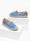 Εσπαντρίγιες τζιν με λάστιχο - Μπλε jean - thefashionproject.gr - M PLUS