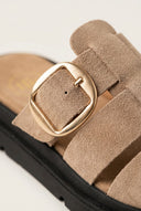 TFP - Fisherman Flatform Sandals - Beige Suede