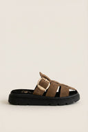 TFP - Fisherman Flatform Sandals - Mocha Suede