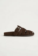 CORINA - Fisherman Sandals - Brown Suede