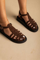 Estil - Fisherman Sandals - Brown Suede