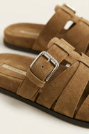 CORINA - Fisherman Sandals - Camel Suede