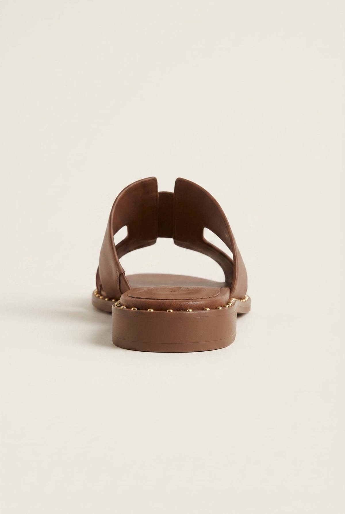 TFP - Flat Sandals Square Toe - Brown Matte