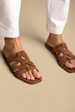 Brown Suede