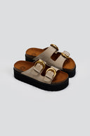 Flatform καστόρινα σανδάλια ATENEO