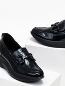 Flatform loafers λουστρίνι Xti 143426 - Μαύρο - thefashionproject.gr - Xti Footwear