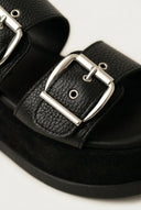 Mariella Fabiani - Flatform Sandals - Black Matte
